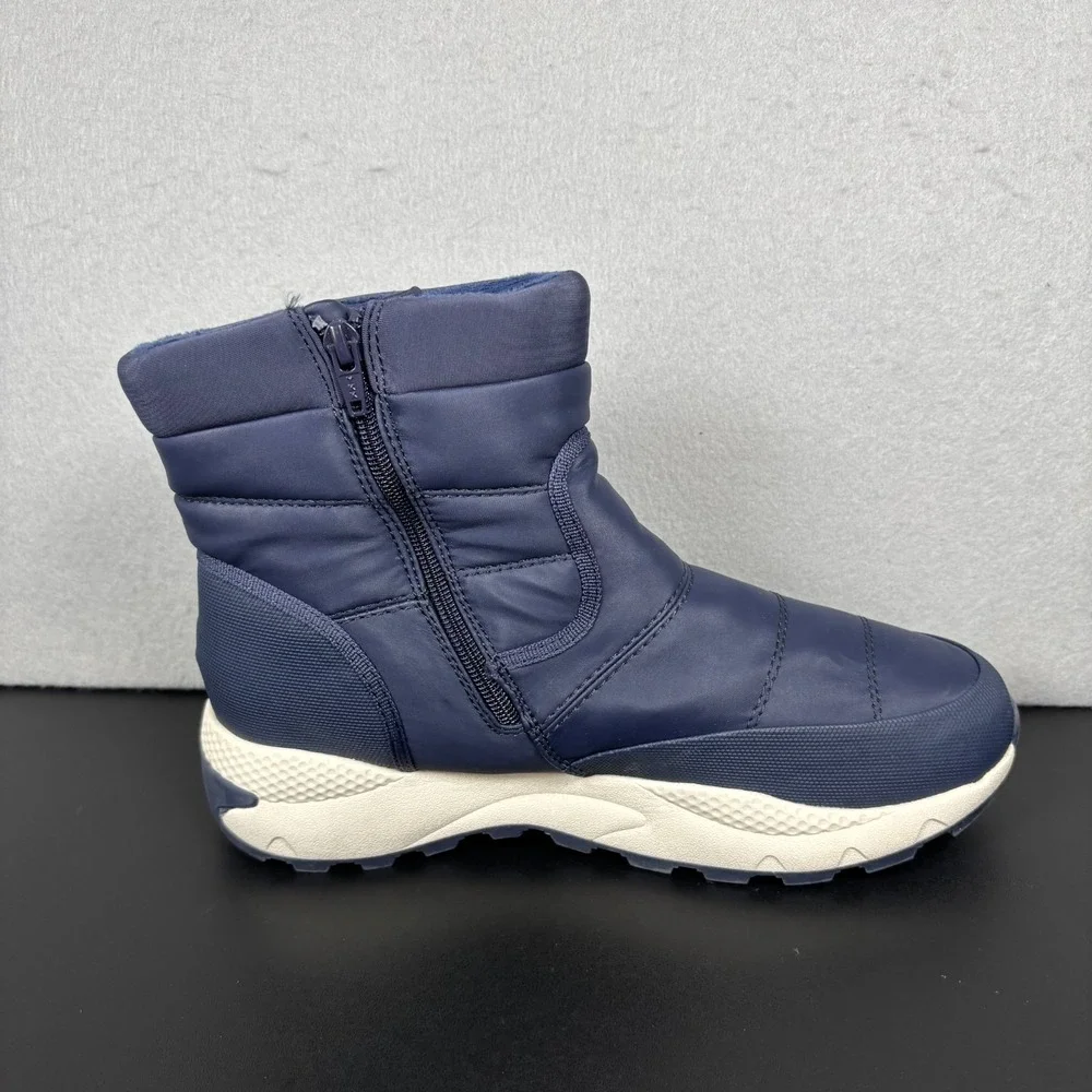 Baretraps Darra Womens Navy Blue Waterproof Winter Snow Boots Size 10M New Shoes